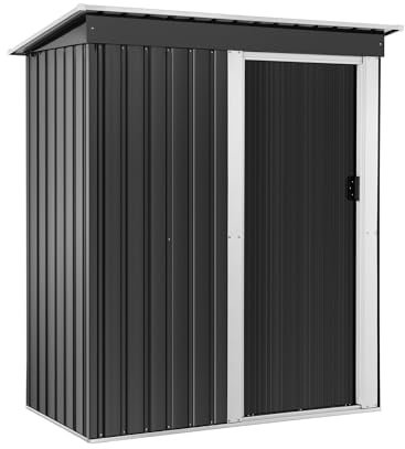 Uniprodo Abri de Jardin en Métal - 163 x 181 x 89 cm - Cabane en Acier Galvanisé - Cabanon de Jardin