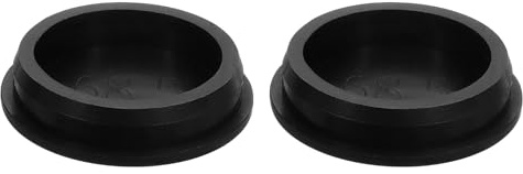 sourcing map 2 Pcs Black Plug Holes, Waterproof Rubber Button Plug for 68mm / 2.68 Hole