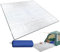 200 * 200CM Isoliermatte Aus Aluminiumfolie, Wärmeisolierend wasserdichte Isolierdecke, Ultraleicht Doppelseitige Alu Isomatte, Faltbare Zeltmatte Schlafmatte, Für Outdoor, Picknick, Camping