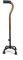 BESTABLE Quad Base Cane Walking Stick Adjustable Height Walking Aid Super Sturdy Soft Grip for Man and Woman and Seniors, Disabled, Adults for Extra Safety
