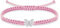 Miss Lovie Armband Schmetterling Kinder Schmetterling Schmuck Silber 925 Nickelfrei Hypoallergen bff Geschenke für Mädchen Kinderarmband Rosa Multicolor