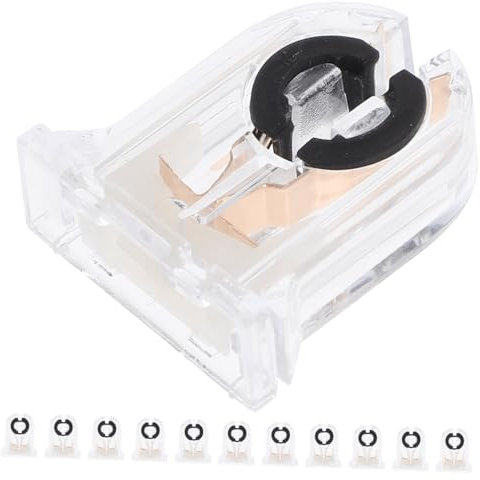 Homoyoyo 12stücke Lampenfassung Ersatz Halter Für Led Leuchtstoffröhre Kompatibel Mit Röhren Lichtbuchsen Fassungen