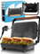 MalTec Kontaktgrill Elektrogrill Sandwichmaker Sm1500W Toaster Schwarz Grillplatten für Sandwiches