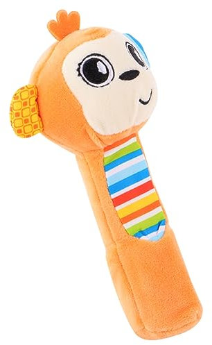 JOINPAYA 1stück Plüsch Für Junge Mädchen Handgefertigter Cartoon Affe Orange Fördert Motorische Fähigkeiten Und Sinneswahrnehmung Für Neugeborene Und Kleinkinder