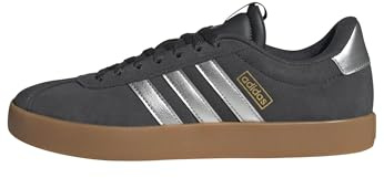 Adidas Damen VL Court 3.0 Shoes, Carbon/Silver met./Gold met., 42 2/3 EU