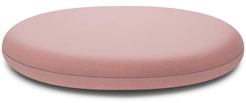 moismk Sitzkissen Rund 40cm/35cm/45cm, Stuhlkissen Gartenstuhl Stuhl Polster Kissen Filzkissen für Bürostuhl Mit Unsichtbarem Reißverschluss ﻿(Pink,Diameter: 40cm)