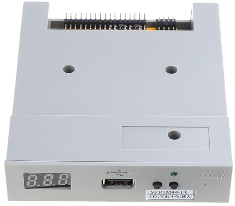 KAHDGSS Diskettenlaufwerk SFR1M44-FU 1,44 MB USB SSD Diskettenlaufwerk Emulator 32-Bit CPU Industrie Controller Diskettenlaufwerk Gotek