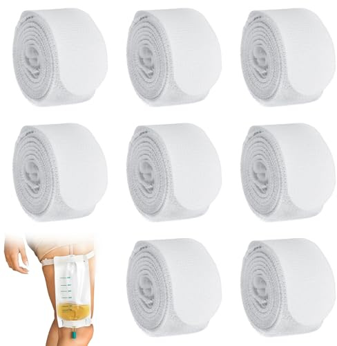 Zyiphor 8 Stücke Beinbeutel für Katheter Beinbeutel Halterung Katheter Beinbeutel Gurte Urinbeutel Katheterhalter Stabilisierung Gerät Katheter Halterung Gürtel