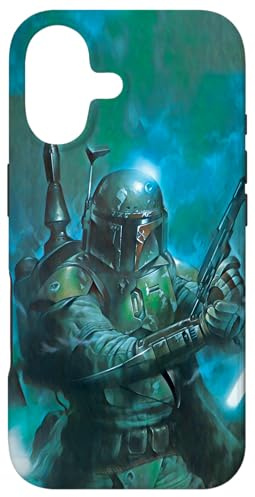 Star Wars Classic Boba Fett Battle Ready Green Case for iPhone 17