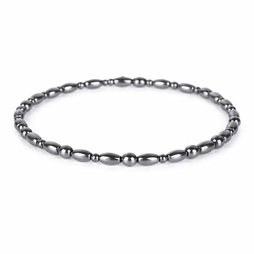 Ma Bijouterie Naturelle Bracelet Minceur en Pierres Naturelles Hématite | Perles Qualité AAA | Bijou Homme-Femme | Taille standard 18 cm élastique | Création Artisanale Française