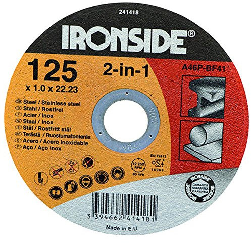 Ironside Trennscheibe 230 x 2,0 x 22 mm für Stahl/Edelstahl, 1 Stück, 241420