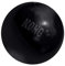 KONG Extreme Ball mit Loch - Langlebiges Hundespielzeug aus Naturkautschuk für Training und Spiel - Für Kleine Hunde - Schwarz