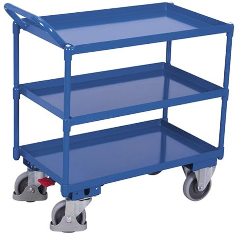 Variofit Tischwagen, 3 Ladeflächen 996 x 696 mm, Traglast 400kg