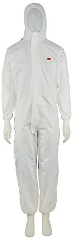 3M 45353XL Schutzanzug, Typ 5/6, Größe 3XL, Weiß/Blau