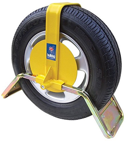 BULLDOG QD Series Wheel Clamp To Suit Caravans & Trailers - QD11 Suits Tyres 155mm Width 304mm Rim Diameter