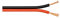 Goobay 15083 Cable de altavoz OFC con conductor 2 x 0,75mm² de cobre libre de oxígeno, 100 metros, rojo/negro