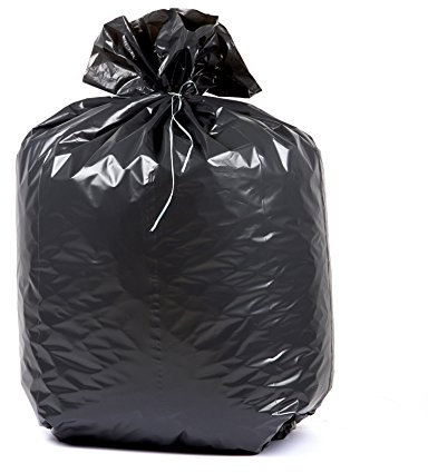 Sac Poubelle - Sacs Poubelle - Rouleau de Sac Poubelle - Sac poubelle Qualité Professionnelle - Delaisy Kargo 124130 Sac poubelle, 55 microns, 130 L, Noir (Pack de 100)