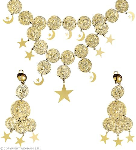WIDMANN MILANO PARTY FASHION GIPSY SET (necklace, earrings) -