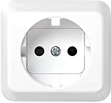 Simon - 73044-30 tapa enchufe 2p+tt blanco nieve simon s-73 Ref. 6557330150