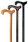 Gehstock Gehhilfe Klassischer Herren-Holzstock mit Derbygriff Farbe braun