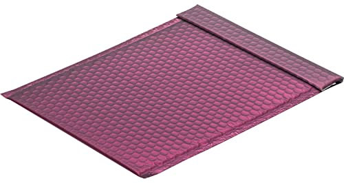 Farbige Luftpolstertaschen | Premium | 250 x 334 mm Rot (10 Stück) mit Abziehstreifen | Briefhüllen, Kuverts, Couverts, Umschläge mit 2 Jahren Zufriedenheitsgarantie