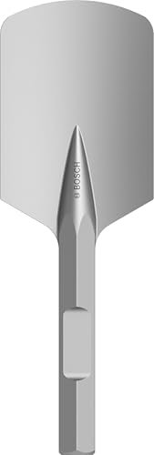 Bosch 1x PRO Hex 28-4C Spatmeißel, gerundet (für Boden, Schotter, Ø mm, Professional Zubehör Abbruchhammer)
