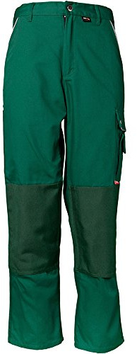Planam 2121058 Canvas 320 Bundhose, Grün/Grün, Größe 58
