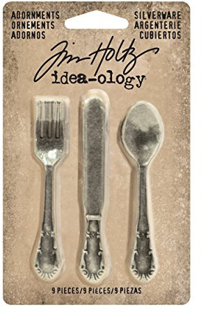 Advantus Idea-Ology – Metal Adornments 2.5-Inch – Antiguo níquel Cubiertos