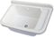 mongarid pared lavabo de resina con Kit de montaje y para trampa, Blanco, 60 X 39 X 28 cm.