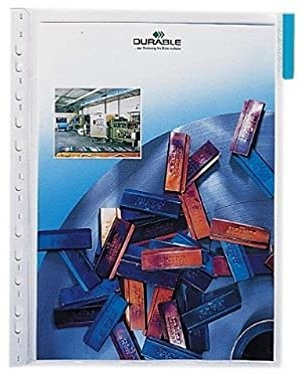 Durable Sichttafel Function Panel A4, Beutel à 5 Stück, blau, 560706
