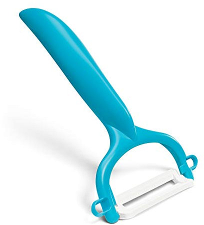 Kyocera Advanced Ceramic Horizontal Y Peeler, Blue