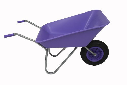Purple Threeway Bull Barrow Picador Plastic Wheelbarrow