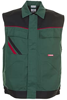 Planam 2365068 Herren Highline Weste, grün schwarz rot, Größe 4XL
