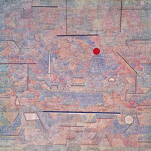 1art1 Paul Klee Poster Das Licht Und Etliches, 1931 Kunstdruck Bild 100x100 cm