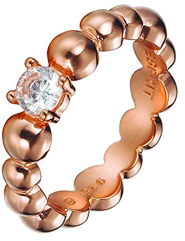 Esprit Jewels Damen-Ring 925 Sterling Silber Solo pellet rose Gr. 50 (15.9) ESRG92321C160