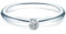 Trilani Damen Solitäring 925/- Sterling Silber mit Zirkonia im Brilliantschliff Verlobungsring Antragsring Silberring Vorsteckring