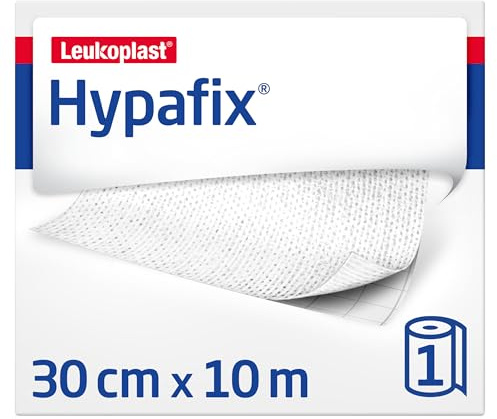 Hypafix Wide-Area Fixation 30 cm x 10 m, 1 Roll | Soft, flexible, breathable wide area fixation for securing wound dressings and devices, Can easily be cut to size