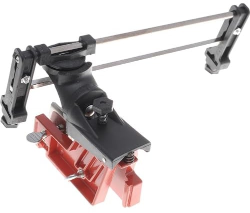 Ozaki Schleifgerät für Sägeketten, manuell, 3 Rundfeilen, professionell