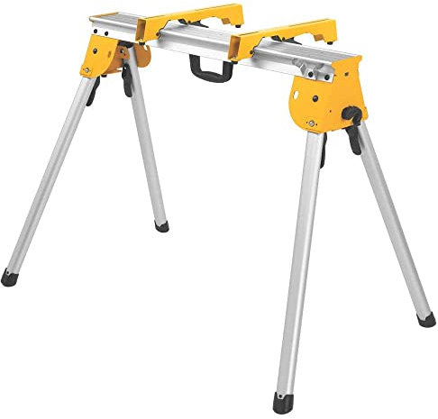 DEWALT Support de scie à onglet robuste avec supports de montage pour scie à onglet (DWX725B), argenté