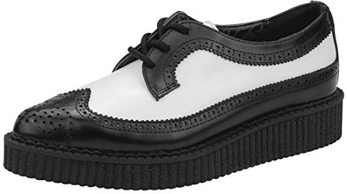 Tuk Pointed Creeper, Unisex-Erwachsene Hohe Sneakers, Schwarz (Black/White), 36 EU