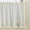 LORRAINE HOME FASHIONS Fenster-Etage mit Schleifenösen, 152 x 61 cm, Ecru, 2 Stück