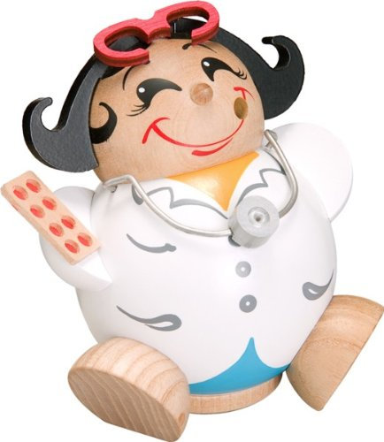 Seiffener eG Kugelräucherfigur Ärztin 12cm