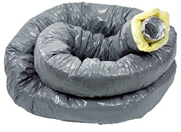 gaine pvc - isolée - int alu - diamètre 80 mm - 6 mètres - epaisseur 50 mm - atlantic 423025