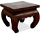 livasia Opiumtisch aus Massivholz – 30x30x24cm – Handgeschnitzter Beistelltisch Holz aus Thailand, Nachhaltig, Robust und Ästhetisch, Setzt Exotische Akzente als Kleiner Tisch (Dunkelbraun)