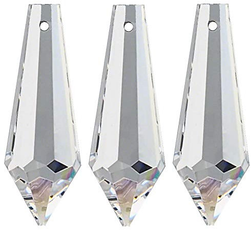 15x Regenbogenkristall Wiener Pendel 38mm Crystal 30% PbO~ Feng Shui Lampen Kronleuchter