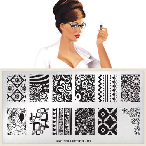 MoYou -London Nail Design The XL Pro Stencils Collection XL 03