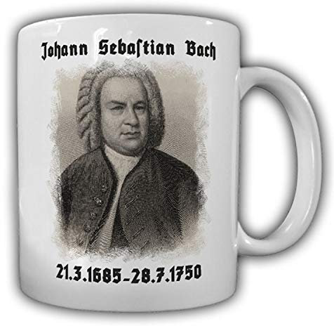 Johann Sebastian Bach Komponist Deutschland Barock Tasse #13706