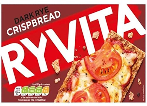 Ryvita Crispbread Dark Rye, 250 g (Pack of 1)