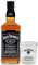 Jack Daniels Black Label No. 7-1,0 Liter + Jack Daniels Glas