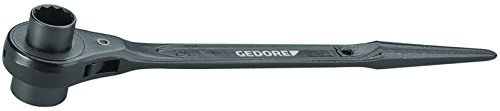 Gedore 1648926 29 19x24 Stahlbauknarre, Doppel-6-kant 19x24 mm, mmkk, 19x22 mm